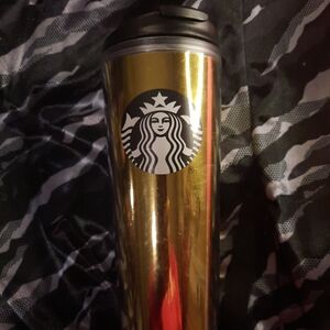 Starbucks Sumatra Mug 2016 Black and Gold, 14 Oz, Leo Collectors Coffee Cup
